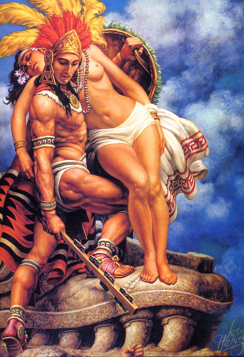 Azteca Greatness I by Jesus Helguera